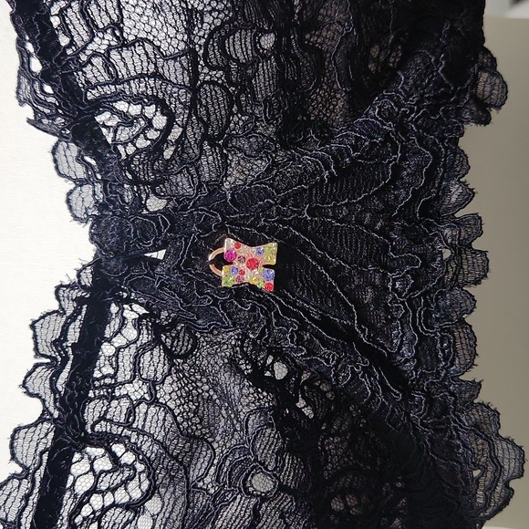 NWT Savage Fenty Black Lace Bra - Picture 2 of 8